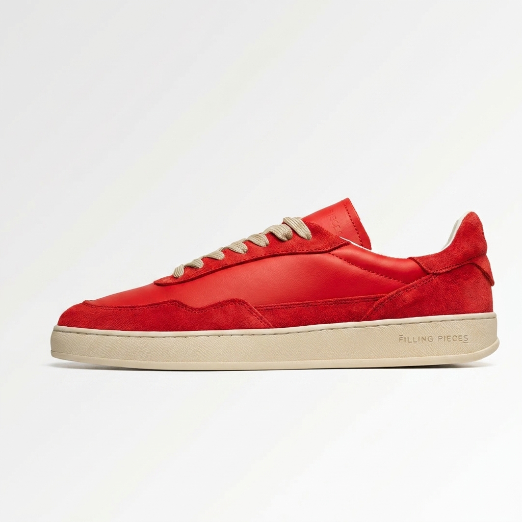 Court Sneaker in Red